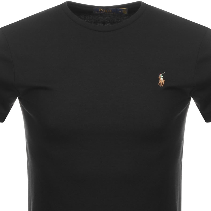 Alternative Image for ProductRalph Lauren Crew Neck T Shirt Black2